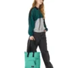 TOTE POCKET AQUAMARIJNBLAUW