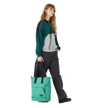 TOTE POCKET AQUAMARIJNBLAUW