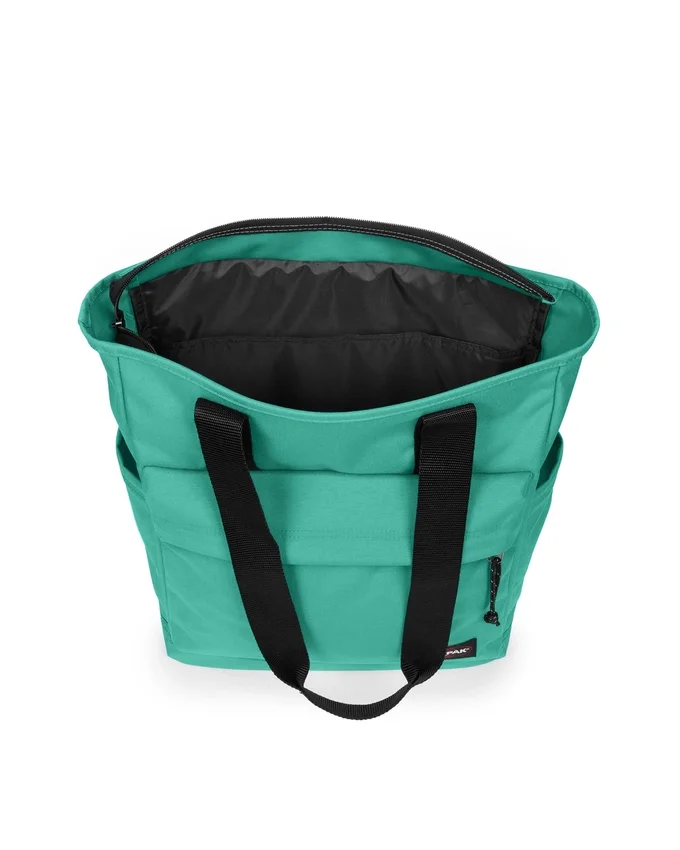 TOTE POCKET AQUAMARIJNBLAUW
